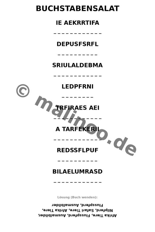 Flusspferde Aktivitätsbuch 20 Rätsel- und Aktivitätsseiten gedruckt+lo – Vorschaubild 6