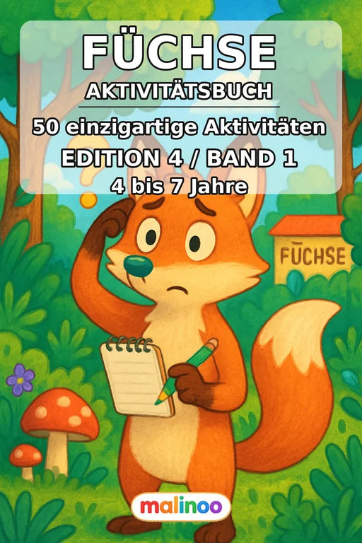 Füchse Aktivitätsbuch 50 Rätsel- und Aktivitätsseiten PDF Download – Cover