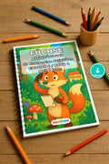 Füchse Aktivitätsbuch 50 Rätsel- und Aktivitätsseiten PDF Download – Mockup-Ansicht