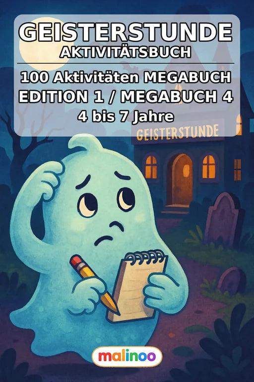 Geisterstunde Aktivitätsbuch 100 Rätsel- und – Cover