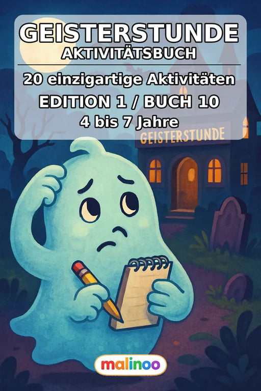 Geisterstunde Aktivitätsbuch 20 Rätsel- und – Cover