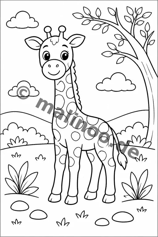 Giraffen Aktivitätsbuch 100 Rätsel- und Aktivitätsseiten PDF Download – Vorschaubild 3