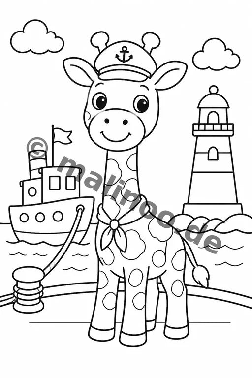 Giraffen Aktivitätsbuch 20 Rätsel- und Aktivitätsseiten gedruckt+lose – Vorschaubild 8