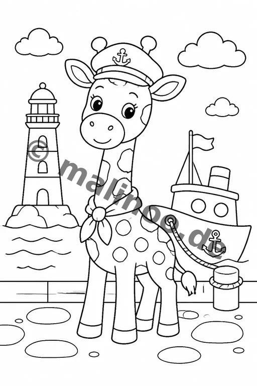 Giraffen Aktivitätsbuch 50 Rätsel- und Aktivitätsseiten PDF Download – Vorschaubild 2