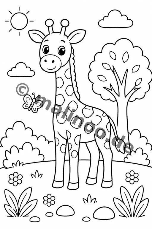 Giraffen Aktivitätsbuch 50 Rätsel- und Aktivitätsseiten gedruckt+gebun – Vorschaubild 7