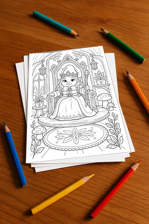 Gnomes Activity Aktivitätsbuch 20 Rätsel- und Aktivitätsseiten gedruck – Mockup-Ansicht