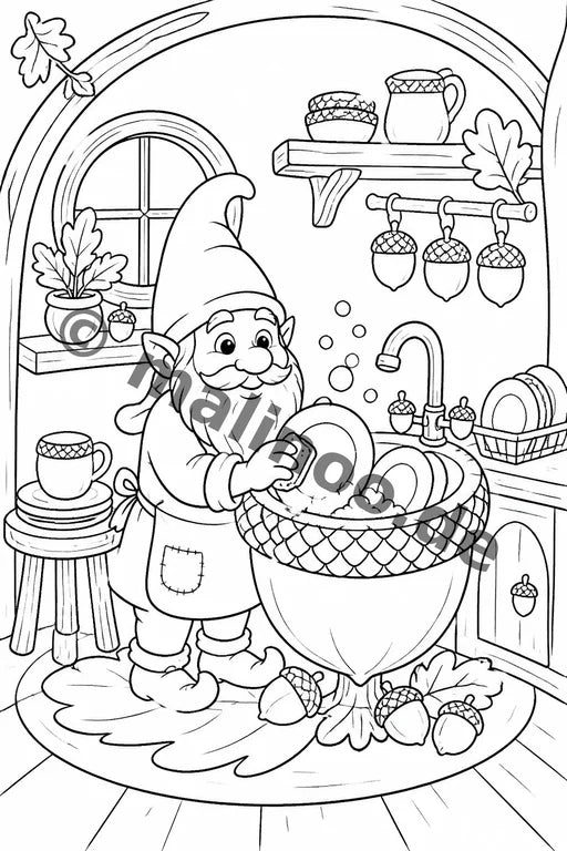 Gnomes Activity Aktivitätsbuch 20 Rätsel- und Aktivitätsseiten gedruck – Vorschaubild 10
