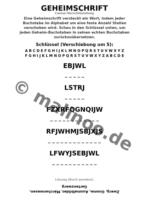 Gnomes Activity Aktivitätsbuch 50 Rätsel- und Aktivitätsseiten gedruck – Vorschaubild 9