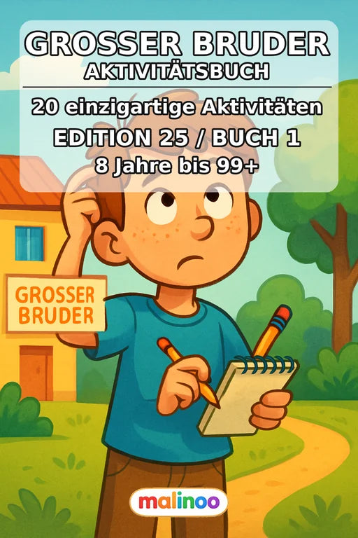 Großer Bruder Aktivitätsbuch 20 Rätsel- und – Cover
