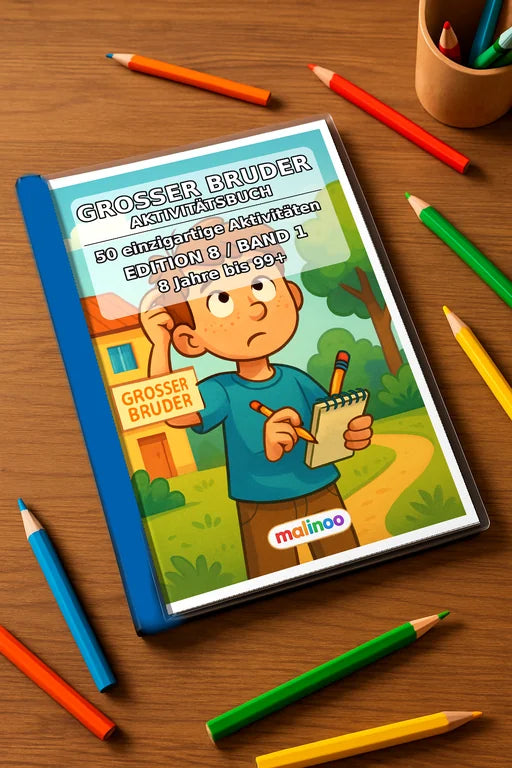 Großer Bruder Aktivitätsbuch 50 Rätsel- und – Mockup-Ansicht