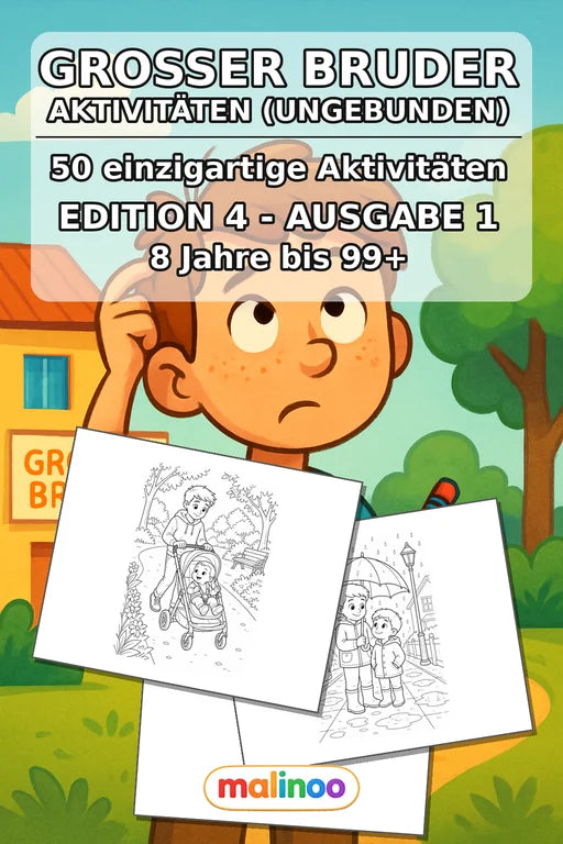 Großer Bruder Aktivitätsbuch 50 Rätsel- und – Cover