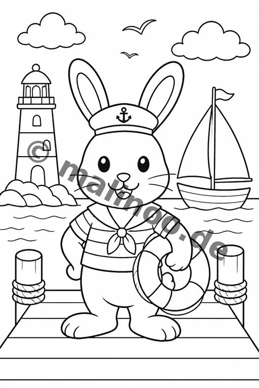 Hasen Aktivitätsbuch 20 Rätsel- und Aktivitätsseiten PDF Download – Vorschaubild 2