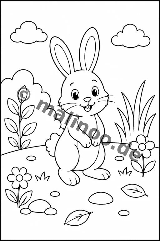 Hasen Aktivitätsbuch 20 Rätsel- und Aktivitätsseiten PDF Download – Vorschaubild 3