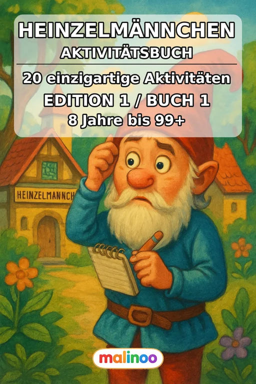 Heinzelmännchen Aktivitätsbuch 20 Rätsel- und Aktivitätsseiten PDF Dow – Cover
