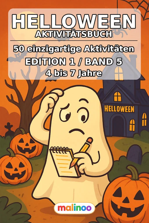 Helloween Aktivitätsbuch 50 Rätsel- und Aktivitätsseiten – Cover