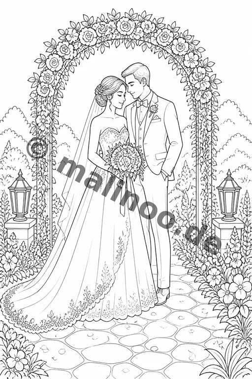 Hochzeit Aktivitätsbuch 100 Rätsel- und Aktivitätsseiten PDF Download – Vorschaubild 1