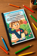 Hochzeit Aktivitätsbuch 100 Rätsel- und Aktivitätsseiten gedruckt+gebu – Mockup-Ansicht