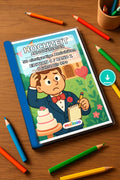Hochzeit Aktivitätsbuch 50 Rätsel- und Aktivitätsseiten PDF Download – Mockup-Ansicht