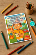 Kindergeburtstag Aktivitätsbuch 20 Rätsel- und – Mockup-Ansicht