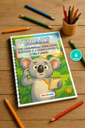 Koala's Aktivitätsbuch 100 Rätsel- und Aktivitätsseiten PDF Download – Mockup-Ansicht