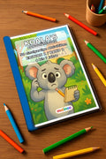 Koala's Aktivitätsbuch 50 Rätsel- und Aktivitätsseiten gedruckt+gebund – Mockup-Ansicht