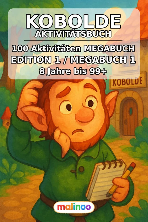 Kobolde Aktivitätsbuch 100 Rätsel- und Aktivitätsseiten – Cover