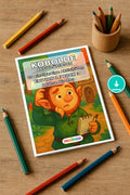 Kobolde Aktivitätsbuch 20 Rätsel- und Aktivitätsseiten PDF – Mockup-Ansicht