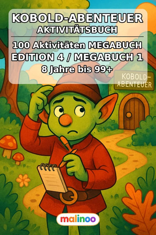 Kobolde & Aktivitäten Aktivitätsbuch 100 Rätsel- und Aktivitätsseiten  – Cover