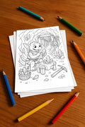 Kobolde & Aktivitäten Aktivitätsbuch 100 Rätsel- und Aktivitätsseiten  – Mockup-Ansicht
