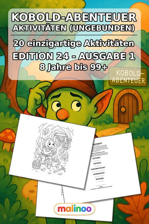 Kobolde & Aktivitäten Aktivitätsbuch 20 Rätsel- und Aktivitätsseiten g – Cover