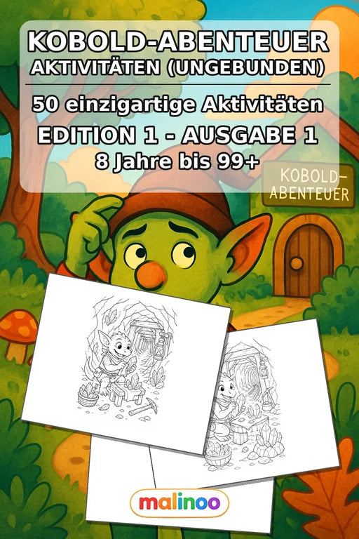 Kobolde & Aktivitäten Aktivitätsbuch 50 Rätsel- und Aktivitätsseiten g – Cover