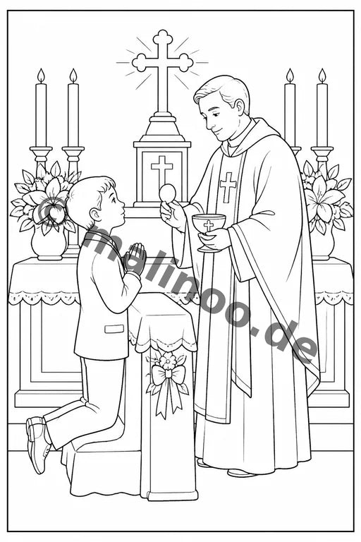 Kommunion Aktivitätsbuch 20 Rätsel- und Aktivitätsseiten – Vorschaubild 1