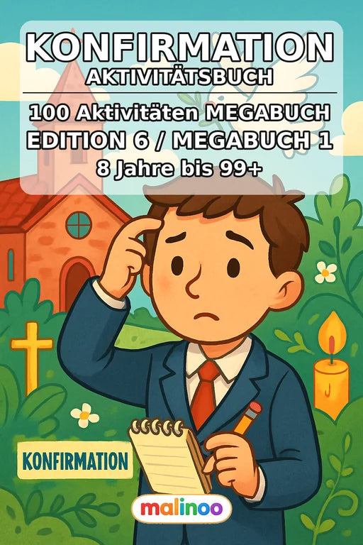 Konfirmation Aktivitätsbuch 100 Rätsel- und – Cover
