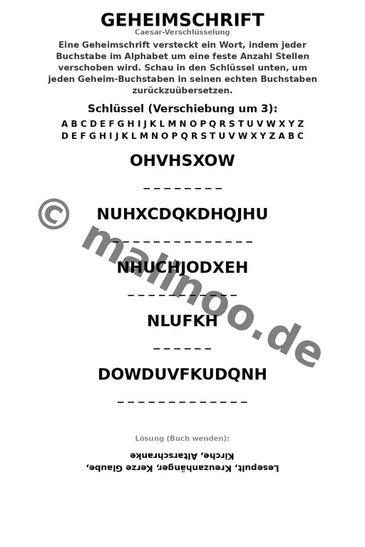 Konfirmation Aktivitätsbuch 100 Rätsel- und – Vorschaubild 8