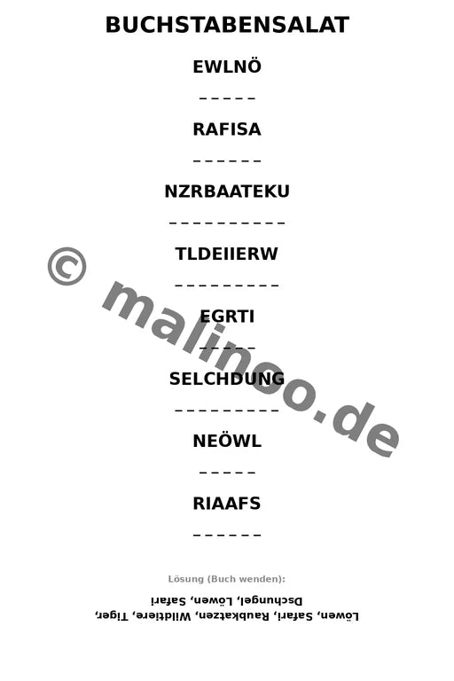 Löwen Aktivitätsbuch 20 Rätsel- und Aktivitätsseiten gedruckt+gebunden – Vorschaubild 6