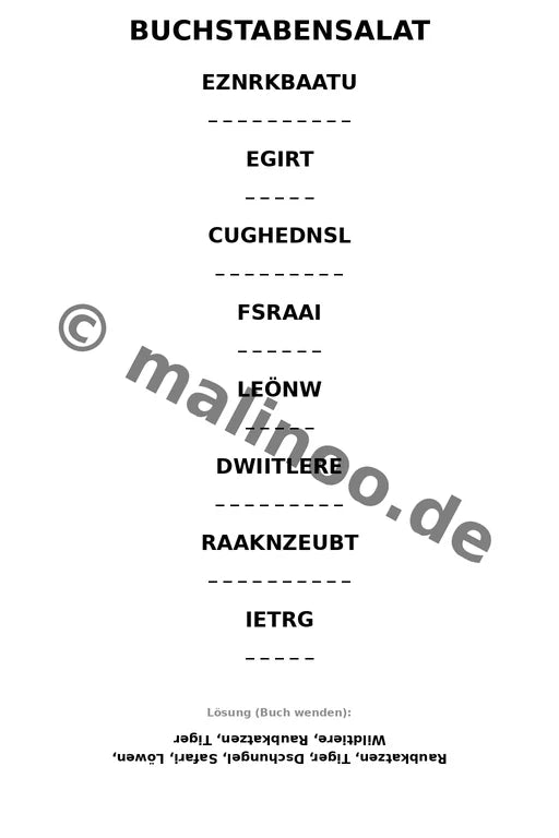 Löwen Aktivitätsbuch 20 Rätsel- und Aktivitätsseiten gedruckt+gebunden – Vorschaubild 9