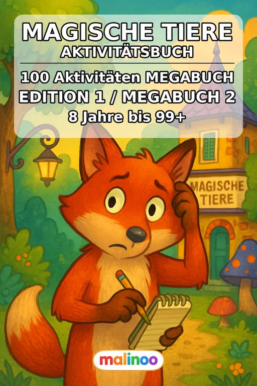 Magische Tiere Aktivitätsbuch 100 Rätsel- und – Cover