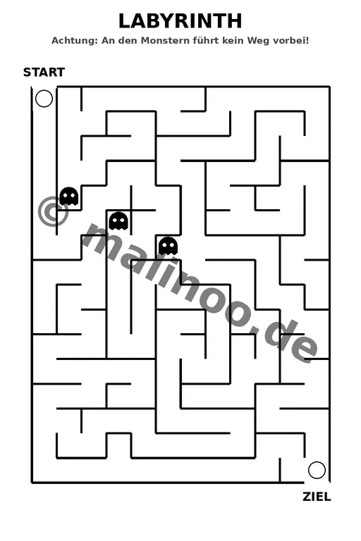 Meerjungfrauen Aktivitätsbuch 50 Rätsel- und Aktivitätsseiten PDF Down – Vorschaubild 3