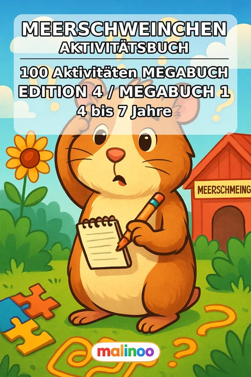 Meerschweinchen Aktivitätsbuch 100 Rätsel- und Aktivitätsseiten PDF Do – Cover