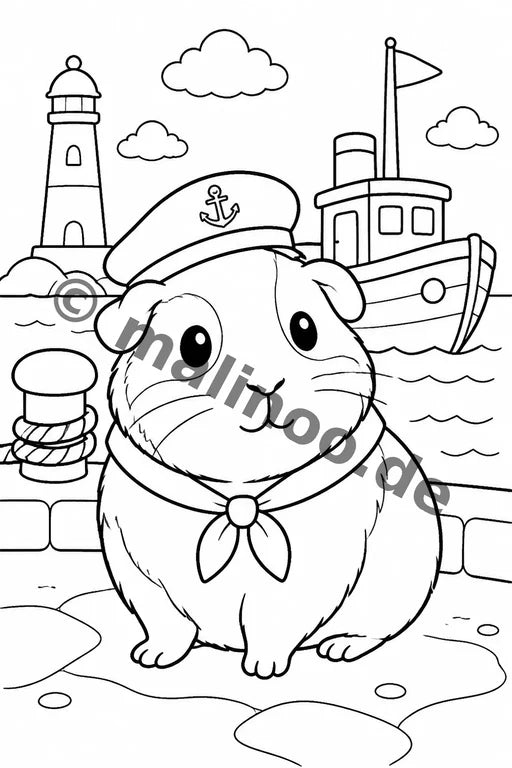 Meerschweinchen Aktivitätsbuch 20 Rätsel- und Aktivitätsseiten gedruck – Vorschaubild 8