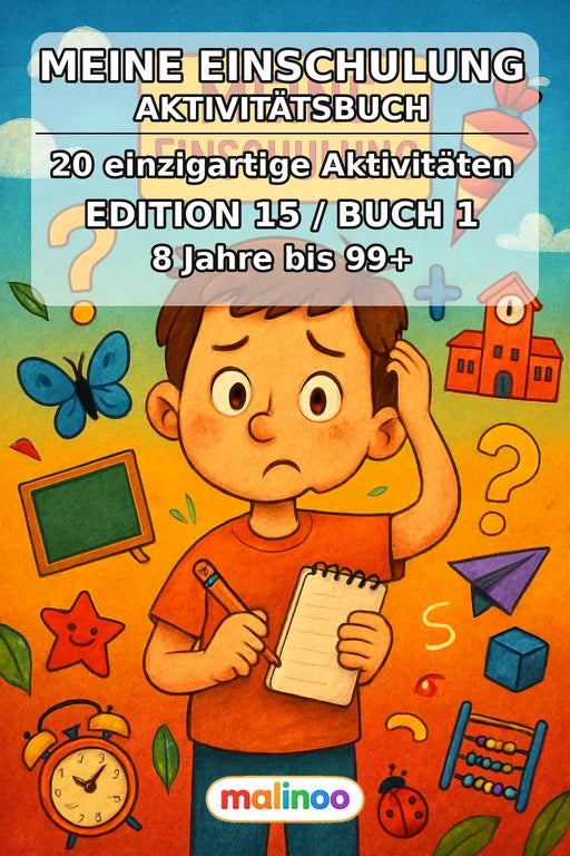 Meine Einschulung Aktivitätsbuch 20 Rätsel- und – Cover