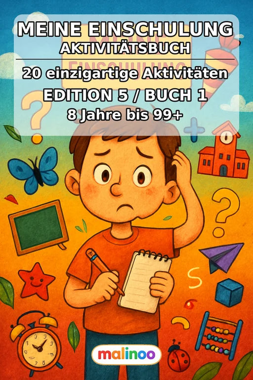 Meine Einschulung Aktivitätsbuch 20 Rätsel- und – Cover