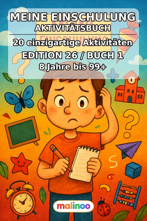Meine Einschulung Aktivitätsbuch 20 Rätsel- und – Cover