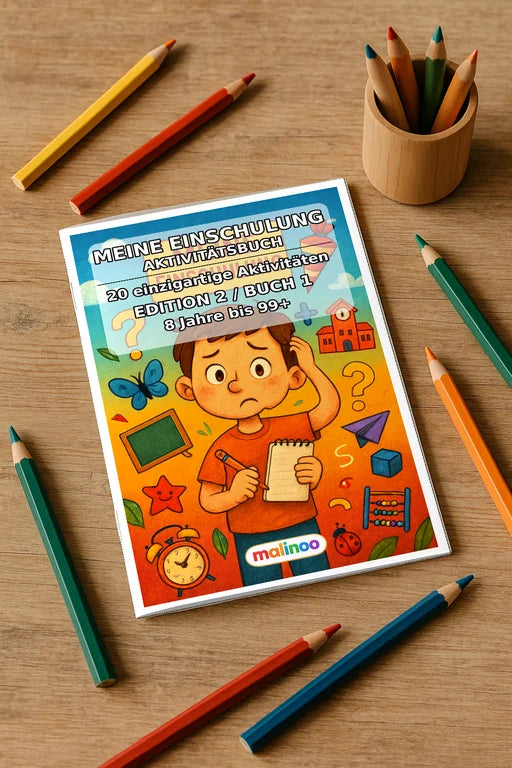 Meine Einschulung Aktivitätsbuch 20 Rätsel- und – Mockup-Ansicht