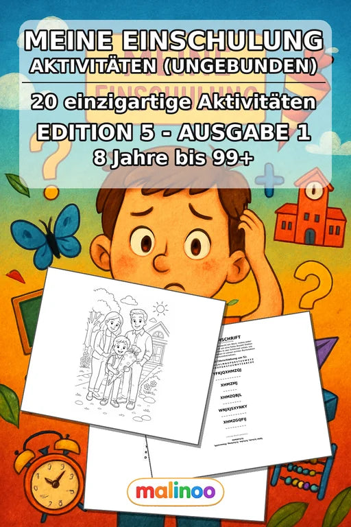 Meine Einschulung Aktivitätsbuch 20 Rätsel- und – Cover