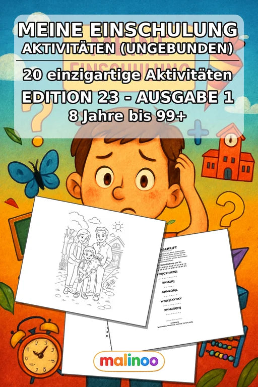 Meine Einschulung Aktivitätsbuch 20 Rätsel- und – Cover