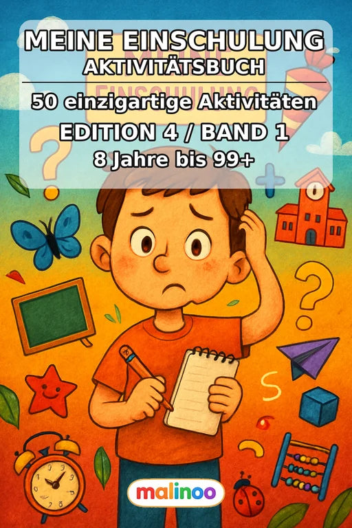 Meine Einschulung Aktivitätsbuch 50 Rätsel- und – Cover