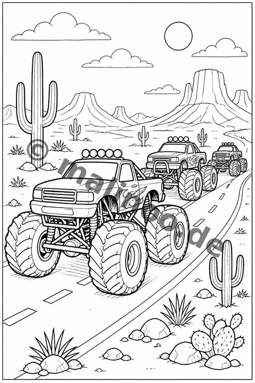 Monster Trucks Aktivitätsbuch 100 Rätsel- und Aktivitätsseiten gedruck – Vorschaubild 10