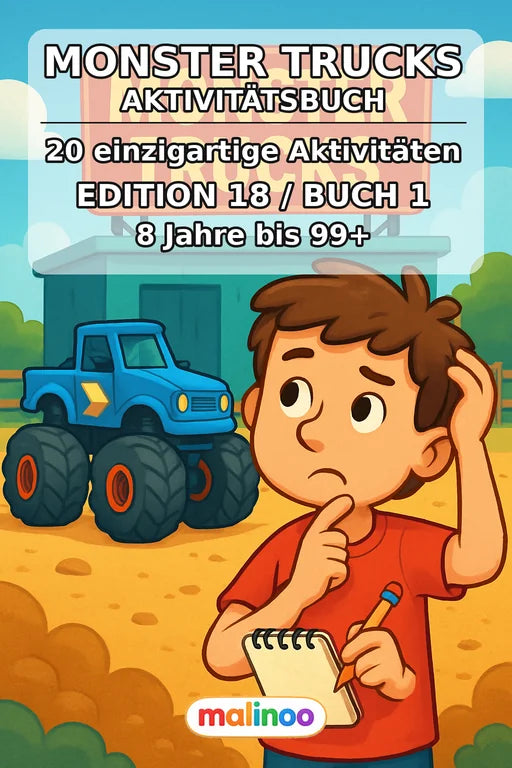 Monster Trucks Aktivitätsbuch 20 Rätsel- und Aktivitätsseiten PDF Down – Cover