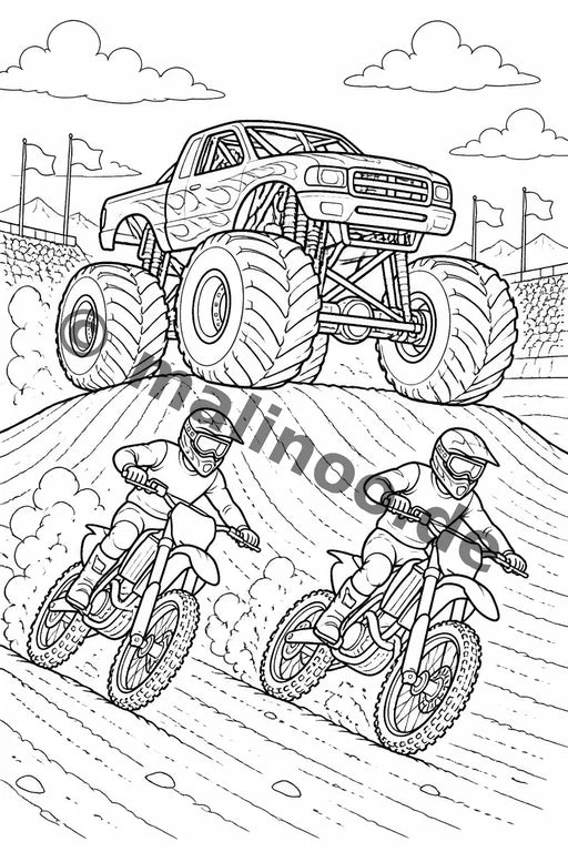 Monster Trucks Aktivitätsbuch 20 Rätsel- und Aktivitätsseiten gedruckt – Vorschaubild 7
